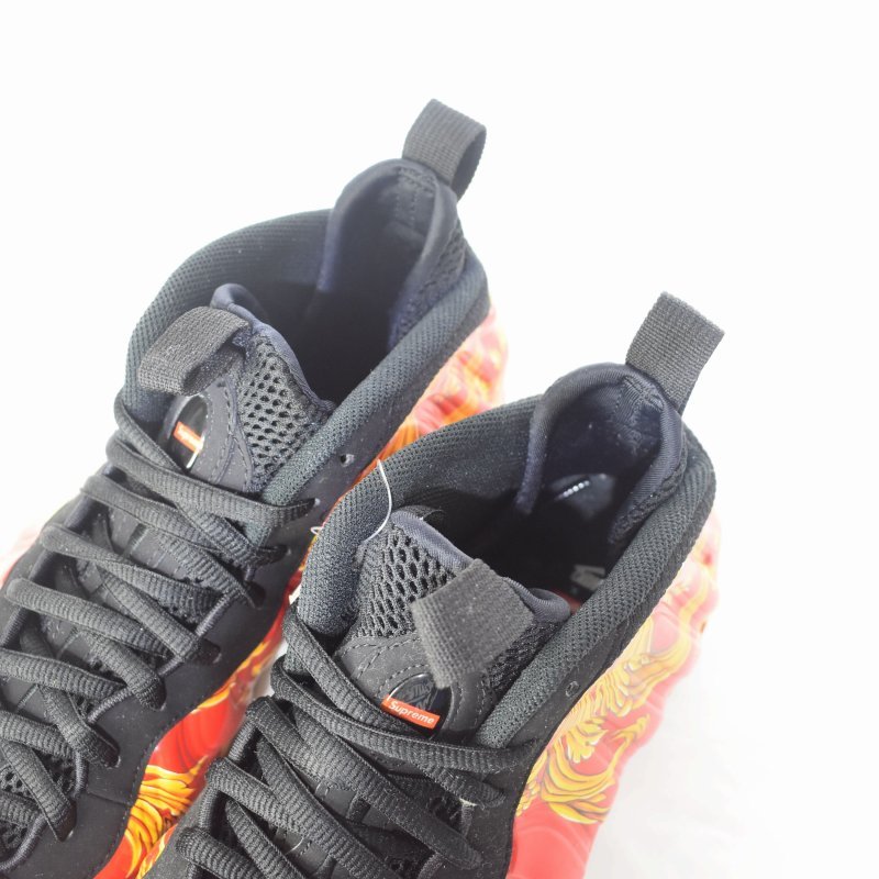 未使用品 ナイキ NIKE ×Supreme 14SS Air Foamposite One RED 