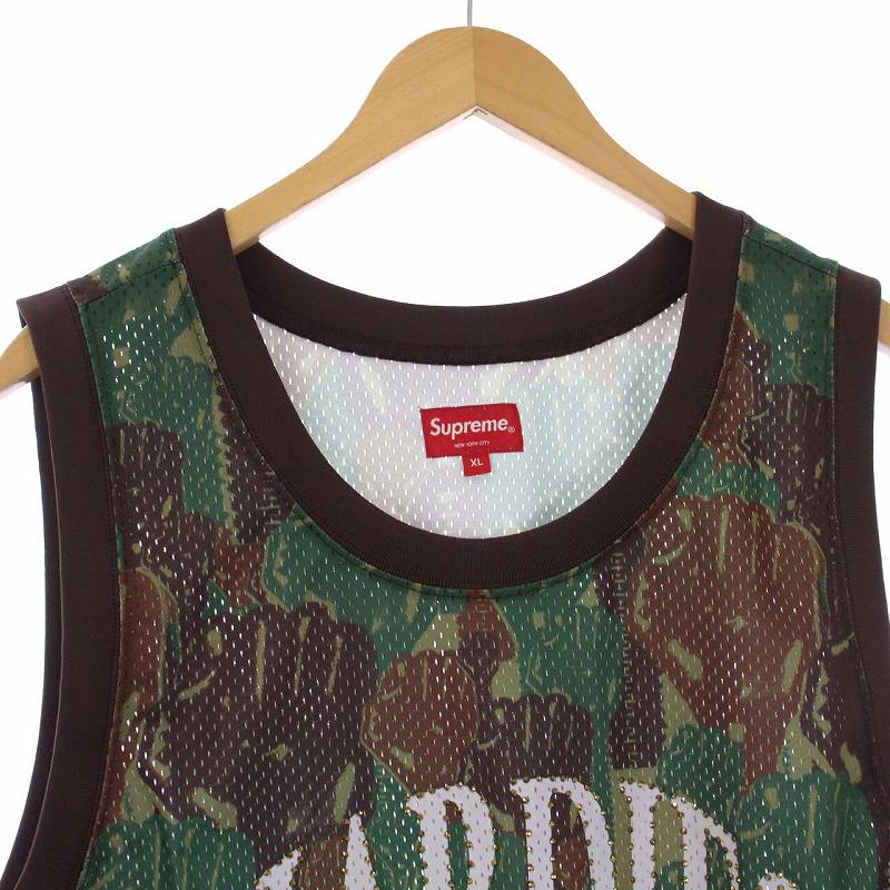 Supreme CAMO BASKETBALL JERSEYシュプリームタンクトップ Supreme 新品 シュプリーム SUPREME Hardies Camo Basketball