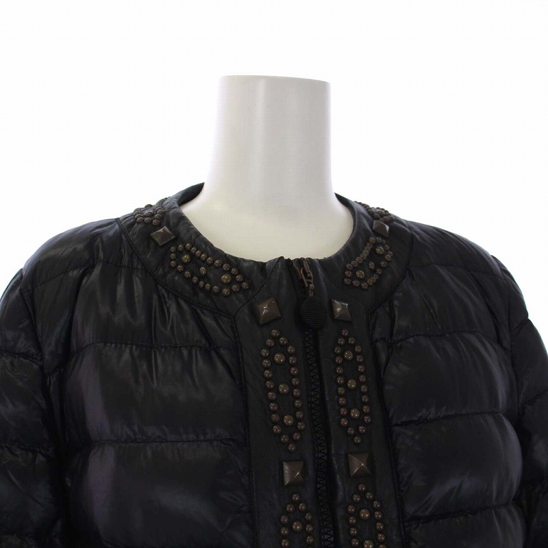 モンクレール MONCLER ROSEAU ダウンジャケット アウター ノーカラー