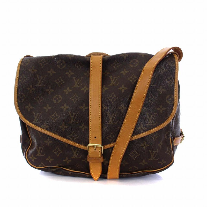 ルイヴィトン LOUIS VUITTON ソミュール35 モノグラム ショルダー 