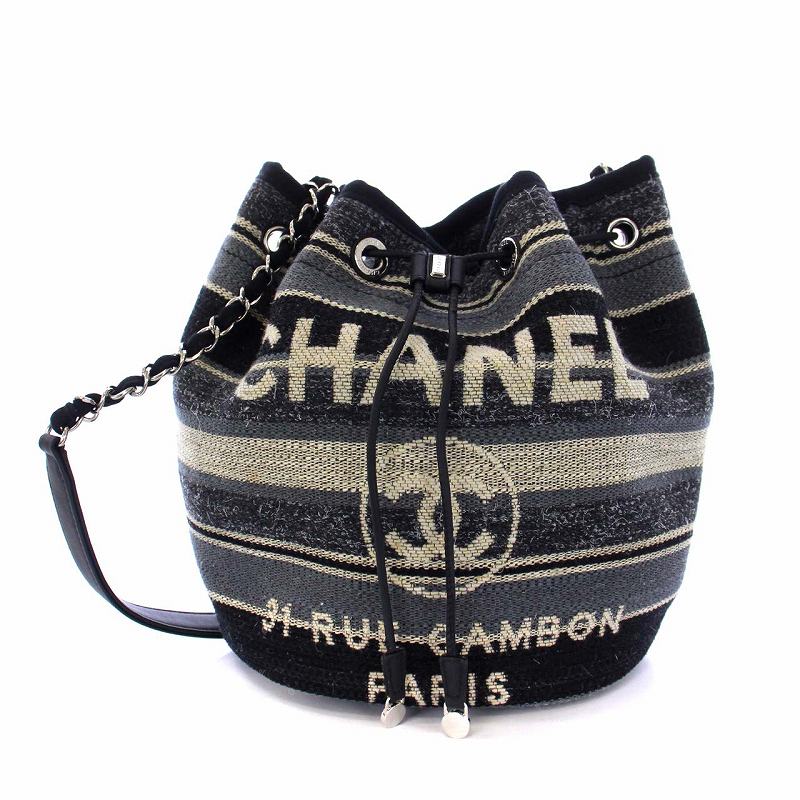 シャネル CHANEL ドーヴィル トートバッグ ワンショルダーバッグ 巾着 