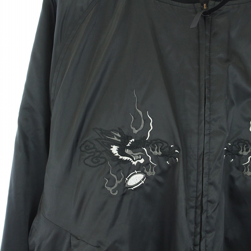 アディダス adidas All Blacks Sukajan スカジャン 中綿ジャケット