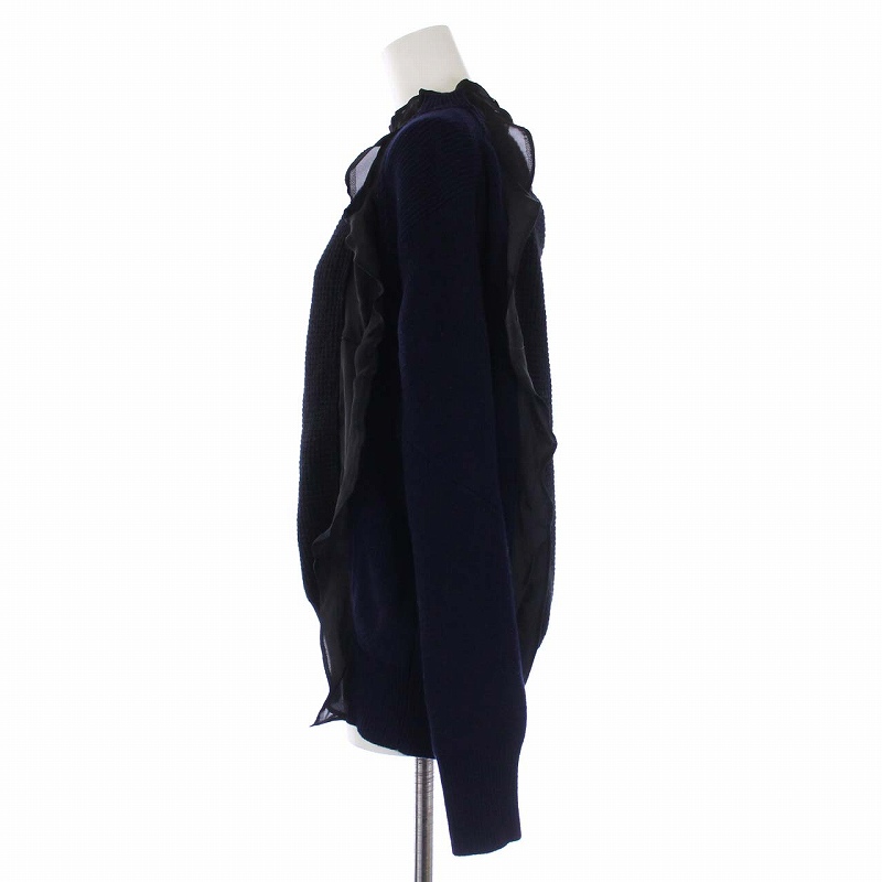 19AW sacai サカイ デニムコート ドッキング 深長 モッズコート