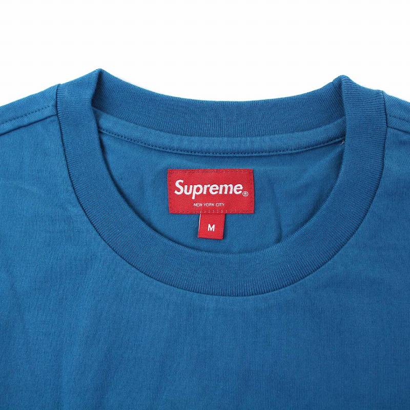 シュプリーム SUPREME Small Box Logo L/S Tee Teal スモールボックス 