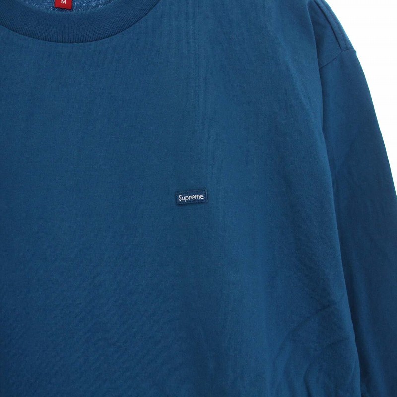 シュプリーム SUPREME Small Box Logo L/S Tee Teal スモールボックス に*】様 Supreme 長袖カットソー L ブルースモールボックスロゴ