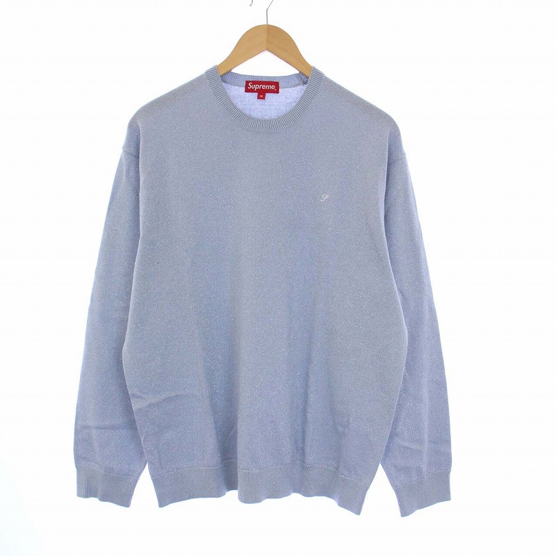 シュプリーム SUPREME 23SS Metallic L/S Top Light Slate メタリック  