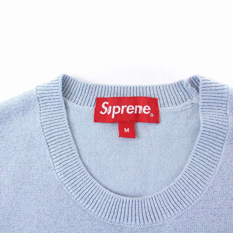シュプリーム SUPREME 23SS Metallic L/S Top Light Slate メタリック 