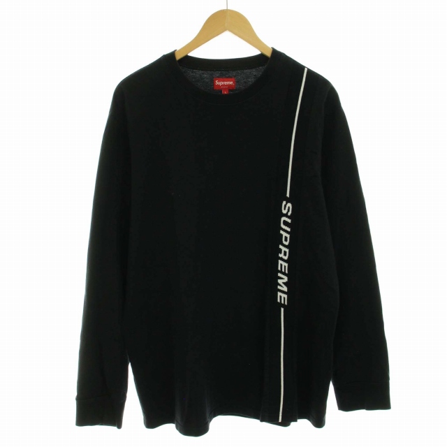 Supreme ブラック 長袖カットソー