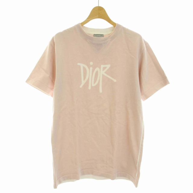 ディオールオム Dior HOMME ステューシー STUSSY ロゴプリント Tシャツ 