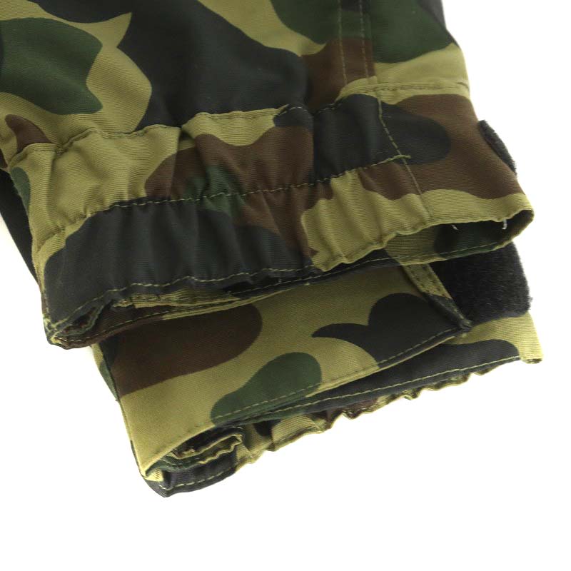 アベイシングエイプ A BATHING APE サルカモ マウンテンパーカー 迷彩