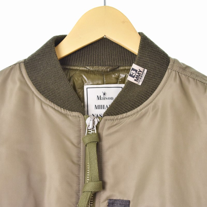 ミハラヤスヒロ MIHARA YASUHIRO 22AW MMY Quilinting combined MA-1 
