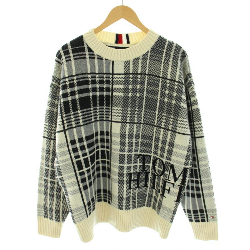 未使用品 トミーヒルフィガー TOMMY HILFIGER ニット セーター クルー 