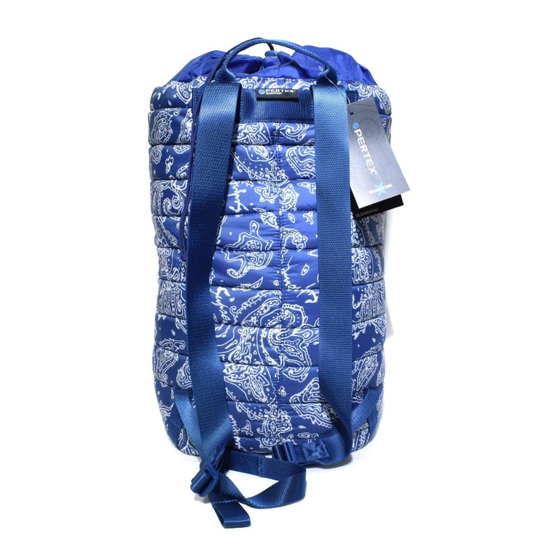 未使用品 シュプリーム SUPREME 22FW Puffer Backpack Blue Paisley 