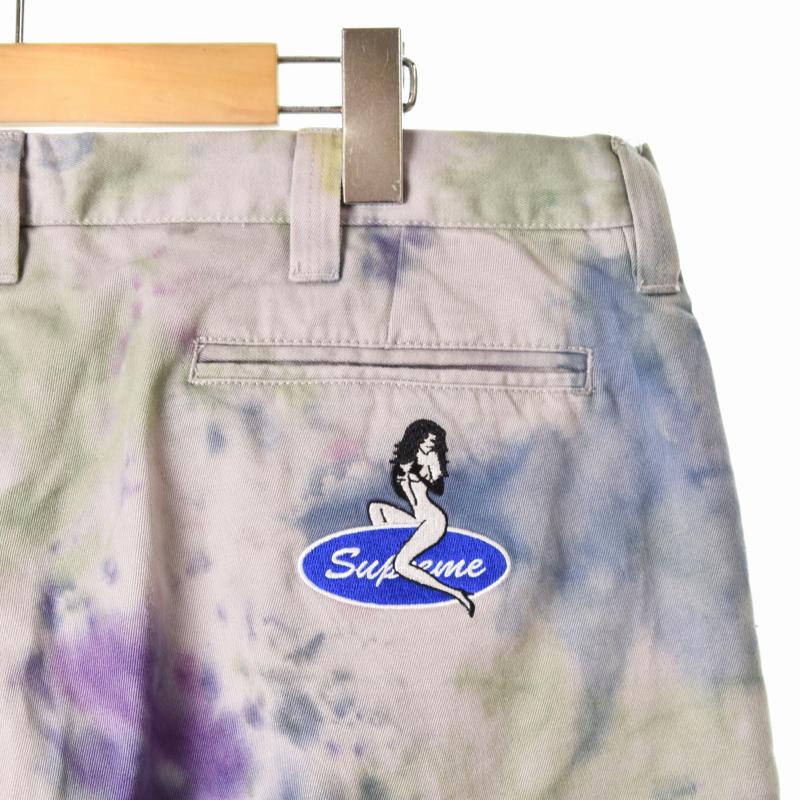 シュプリーム SUPREME 21SS Pin UP Chino Pant タイダイ パンツ