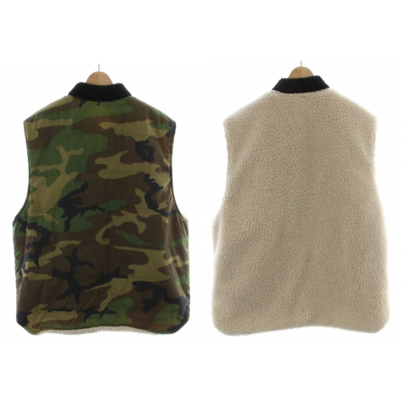 シュプリーム SUPREME 16FW SHERPA FLEECE REVERSIBLE WORK VEST 
