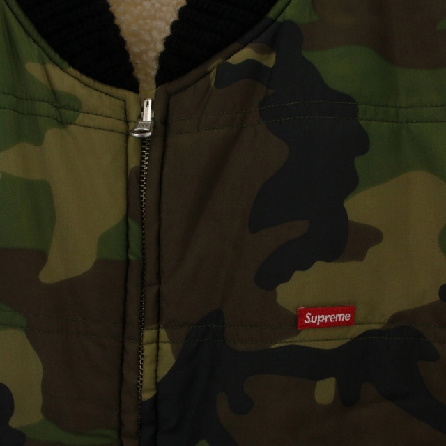 シュプリーム SUPREME 16FW SHERPA FLEECE REVERSIBLE WORK VEST 