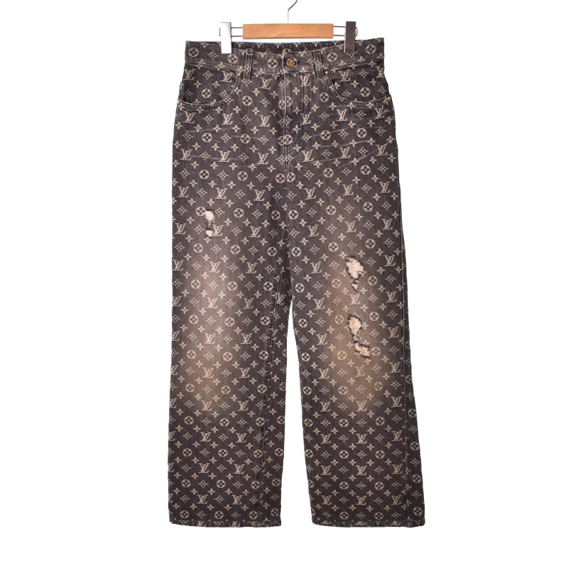 ルイヴィトン LOUIS VUITTON 22AW モノグラムジャガード バギーデニム 