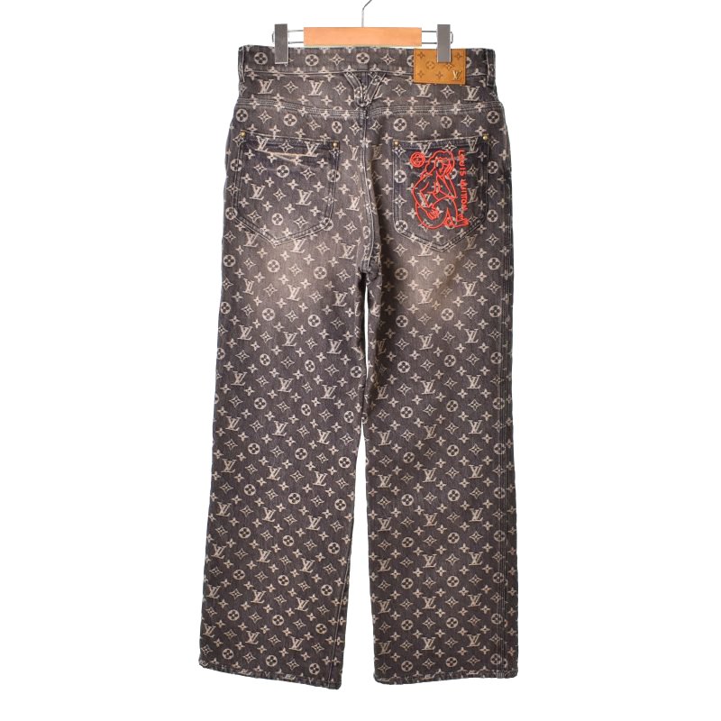 ルイヴィトン LOUIS VUITTON 22AW モノグラムジャガード バギーデニム 