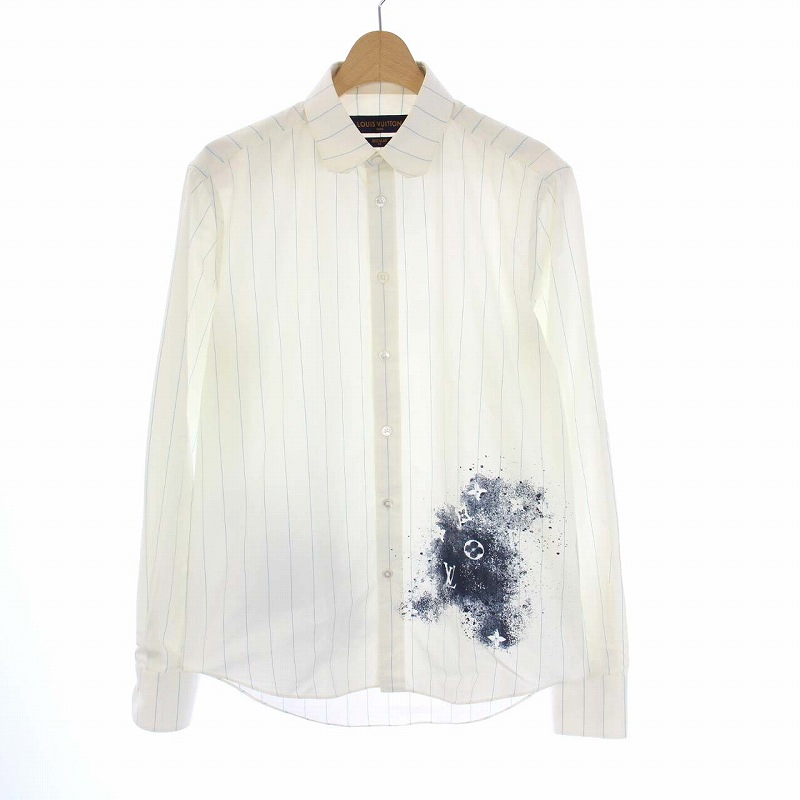ルイヴィトン LOUIS VUITTON 20SS モノグラムプリント ストライプ 長袖 