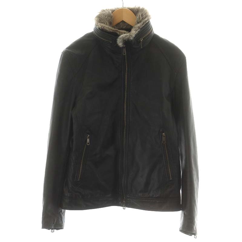 バーバリーブラックレーベル BURBERRY BLACK LABEL レザージャケット  