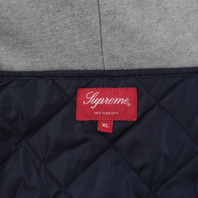 シュプリーム SUPREME 22FW Fleece Hooded Denim Shirt フリースフード