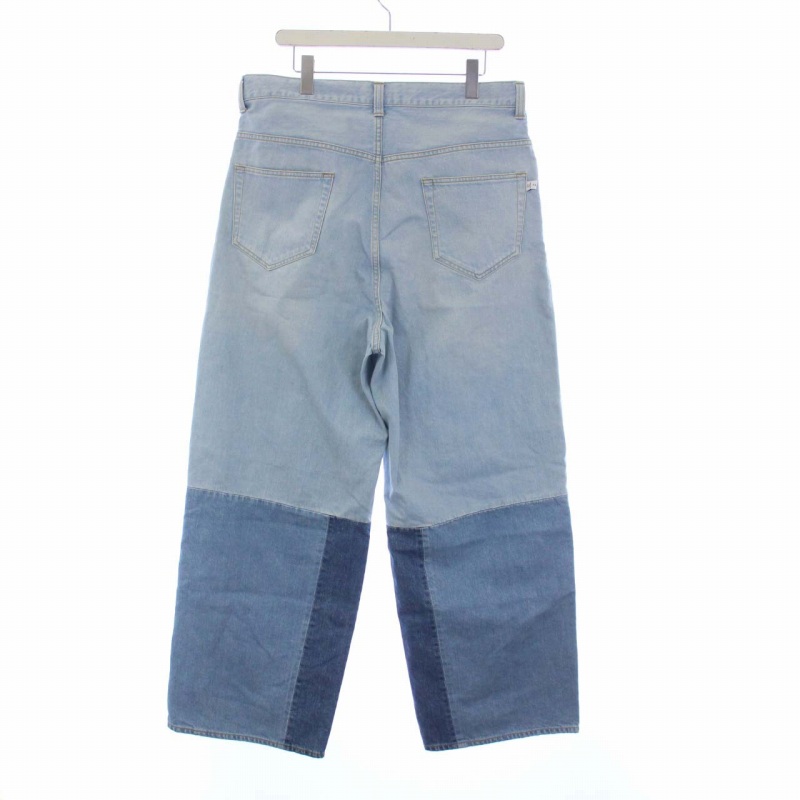 ファセッタズム FACETASM 23SS PATCHWORK BIG DENIM PANTS パッチ