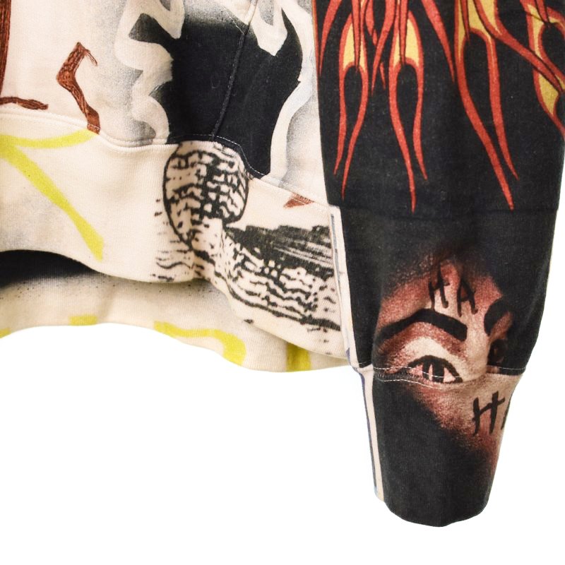 シュプリーム SUPREME 20AW LSD Spells Hooded Sweatshirt Ivory  