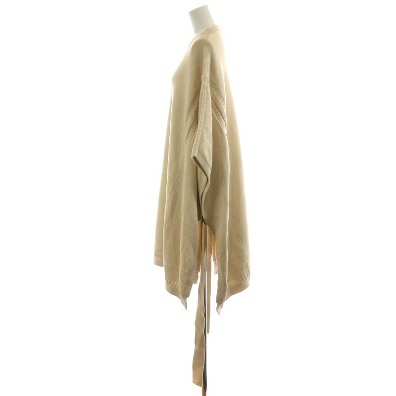 ハイク HYKE 21SS C/N GANSEY SWEATER PONCHO ポンチョ ニット 