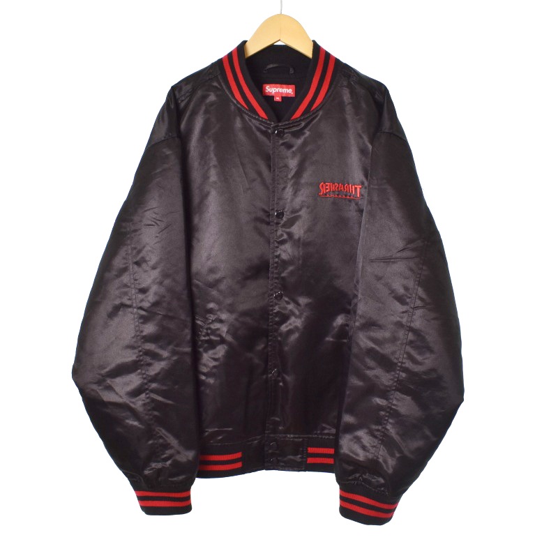 シュプリーム SUPREME スラッシャー THRASHER 21AW Satin Varsity 