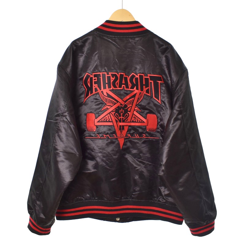 シュプリーム SUPREME スラッシャー THRASHER 21AW Satin Varsity 