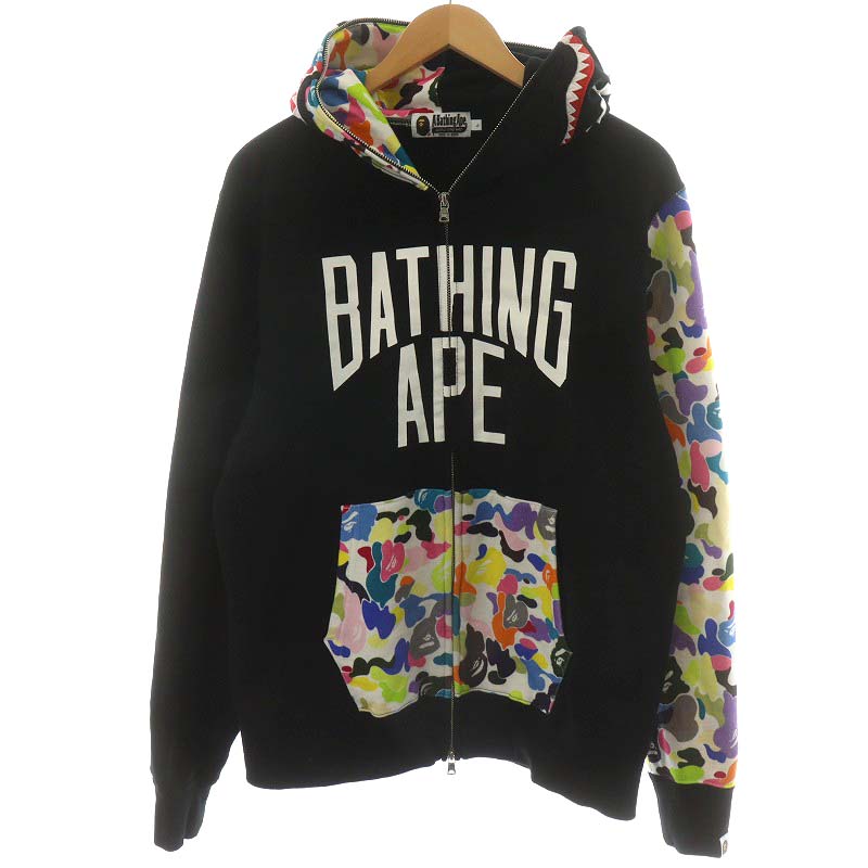 アベイシングエイプ A BATHING APE キャンディカモ パーカー ジップ 
