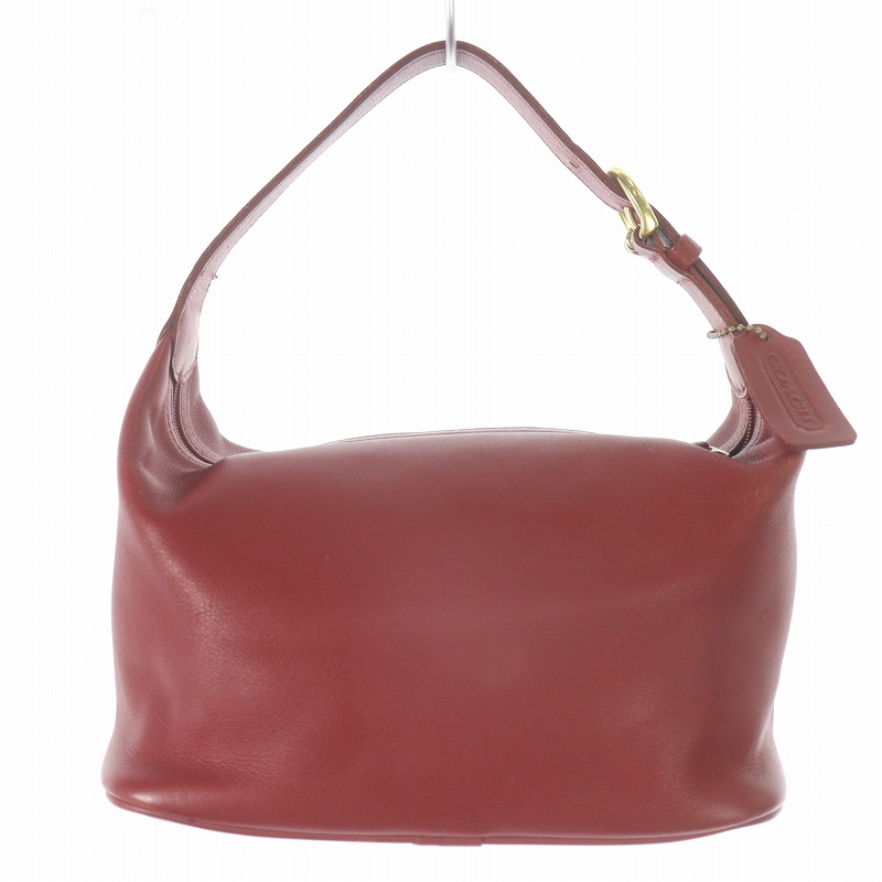 ヴィンテージ COACH オールドコーチ オールドレザーポーチ 赤 コーチ