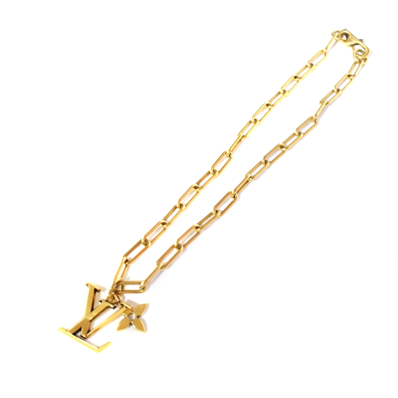 LOUIS VUITTON◆コリエ・LVフラワー　GLD/MP2890 LOUIS VUITTON ネックレス コリエ・LVフラワー ルイ・ヴィトン