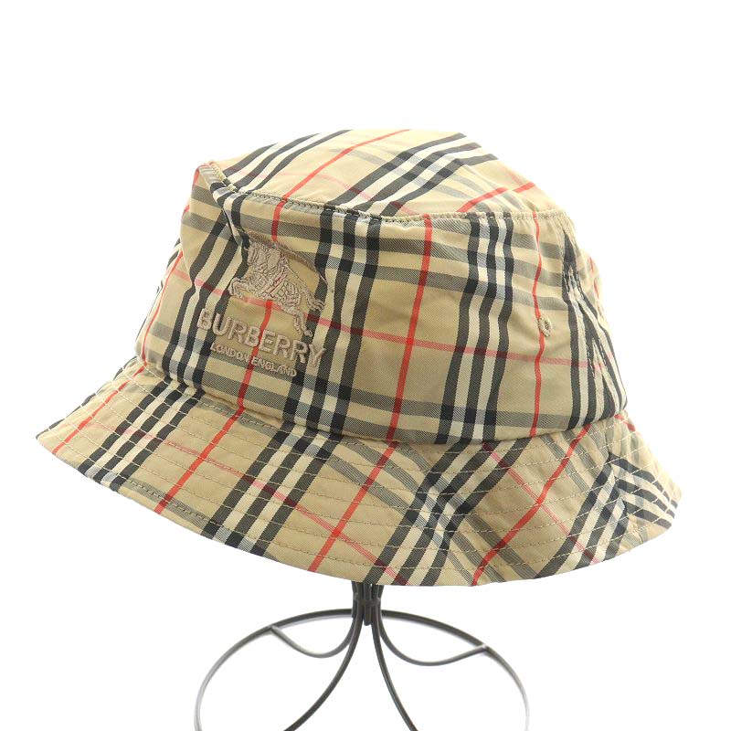 バーバリー BURBERRY × Supreme シュプリーム 22SS Crusher Hat ノバ 