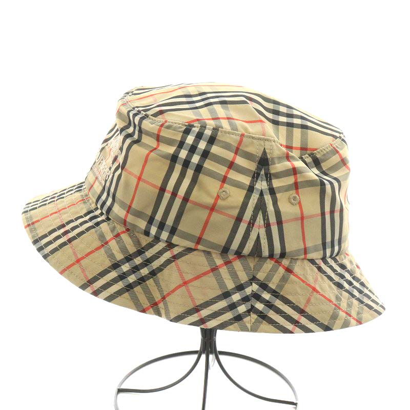 バーバリー BURBERRY × Supreme シュプリーム 22SS Crusher Hat ノバ  