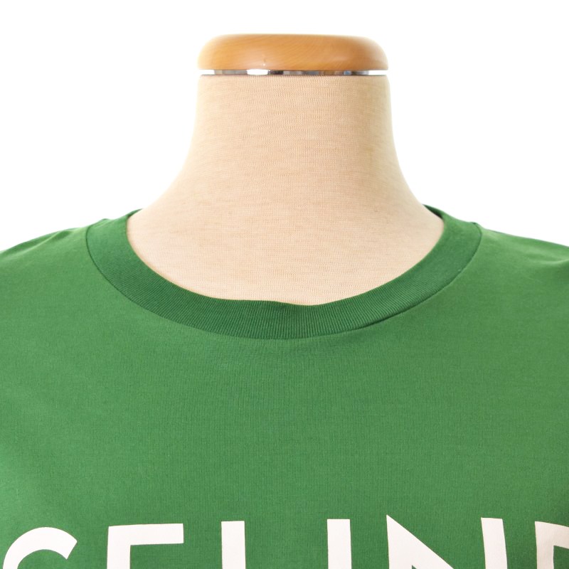 セリーヌ CELINE クロップド Tシャツ 半袖 コットンジャージー