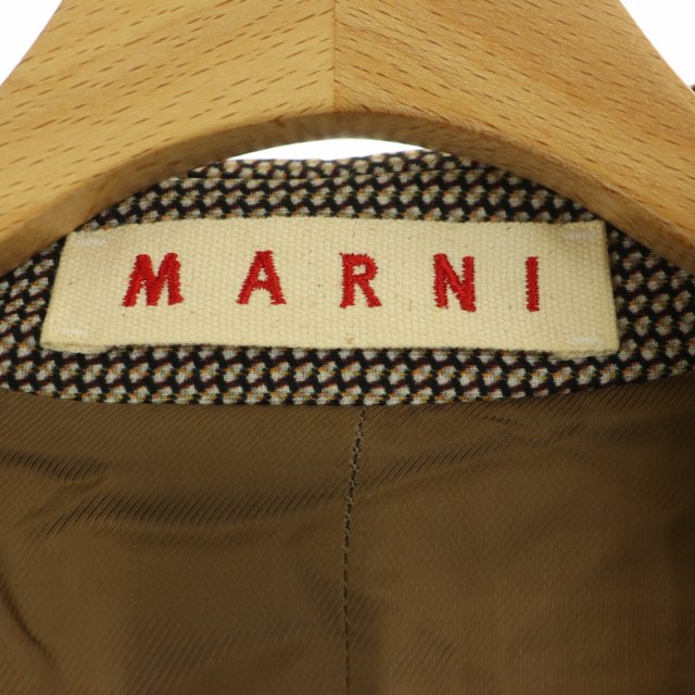 MARNI マルニ17SS ナイロンシルク ステンカラーコート サイズ44
