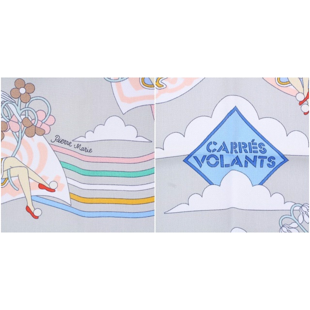 HERMESカレ70 CARRES VOLANTS 空飛ぶカレ スカーフ エルメス / HERMES カレ 70 CARRES VOLANTS/空飛ぶカレ マルチ