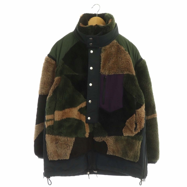 sacai x KAWS ファーコート2021aw - メルカリ｜その他