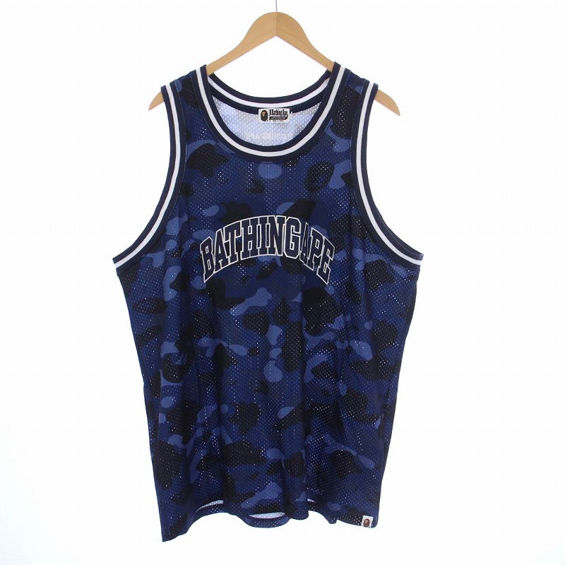 アベイシングエイプ A BATHING APE COLOR CAMO BASKETBALL TANK TOP 