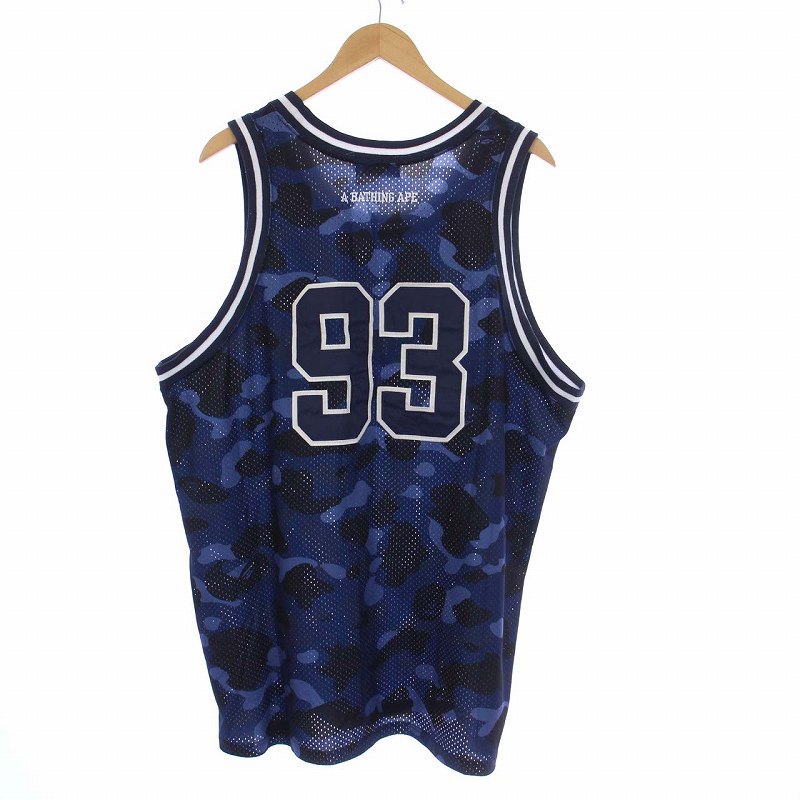 アベイシングエイプ A BATHING APE COLOR CAMO BASKETBALL TANK TOP 