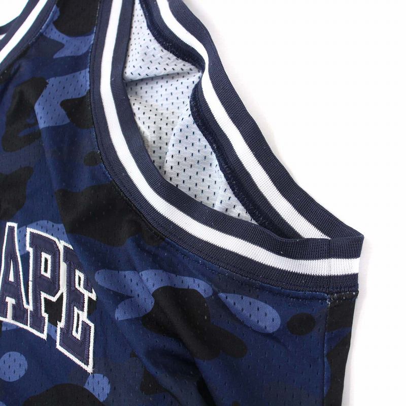 超希少】美品 A BATHING APE カモフラ ダッフルコート ブルー L