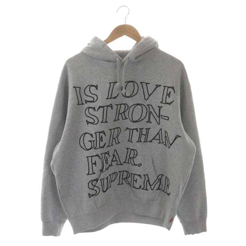シュプリーム SUPREME 23SS Stronger Than Fear Hooded Sweatshirt 