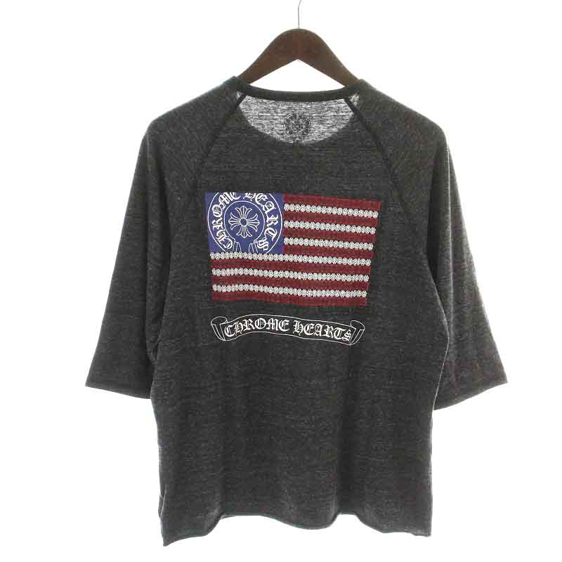 クロムハーツ CHROME HEARTS Tシャツ カットソー ヘンリーネック  
