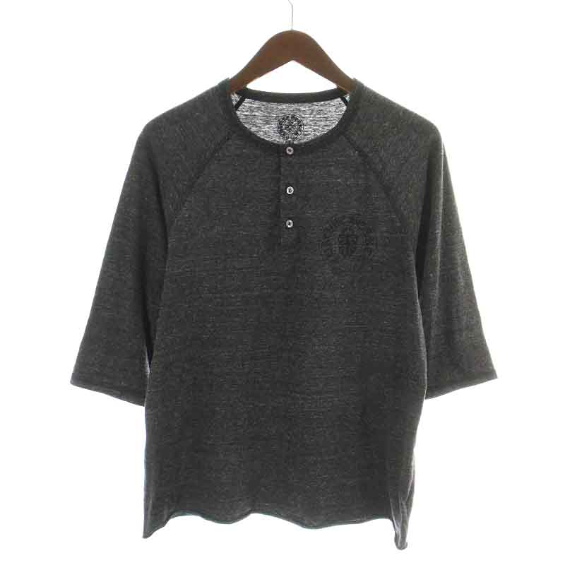クロムハーツ CHROME HEARTS Tシャツ カットソー ヘンリーネック  