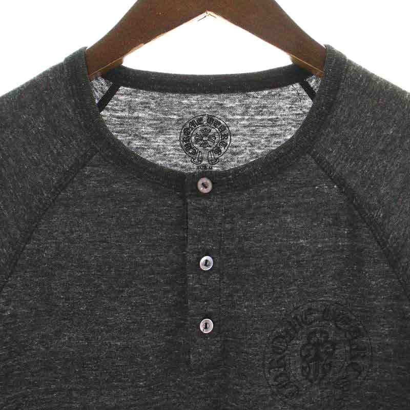 クロムハーツ CHROME HEARTS Tシャツ カットソー ヘンリーネック  