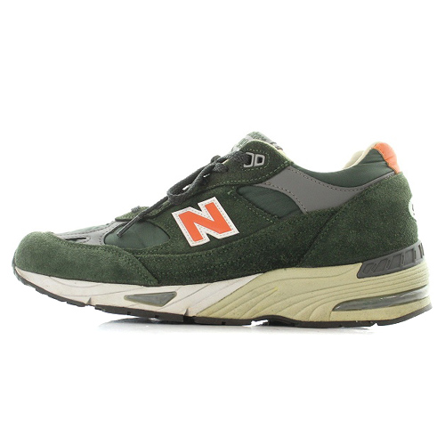ニューバランス NEW BALANCE M991TNF スニーカー スエード cm 緑