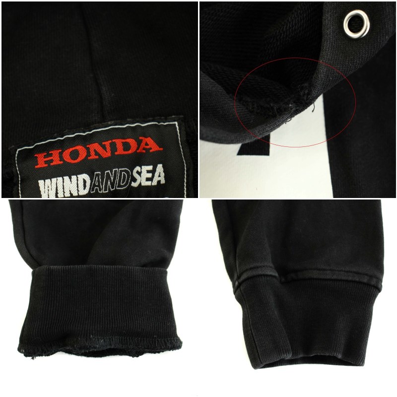 ウィンダンシー WIND AND SEA ホンダ HONDA ロゴプリントプルオーバー 