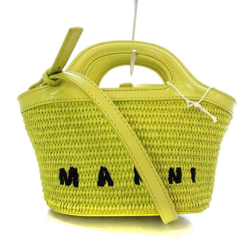 未使用品 マルニ MARNI トロピカリア マイクロ TROPICALIA MICRO かご 