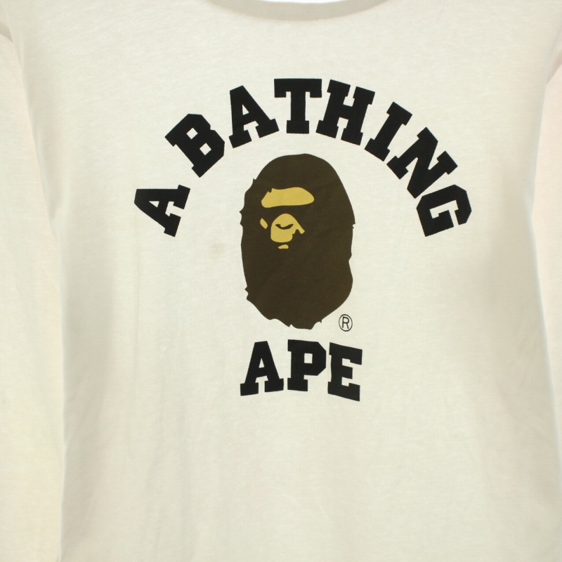 中古】アベイシングエイプ A BATHING なくそ APE Tシャツ カットソー 